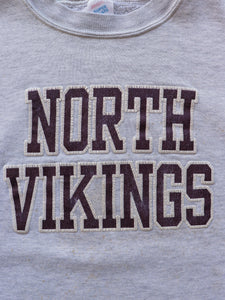 "NORTH VIKINGS" BOXY CREWNECK - 1990S - LOST ENDS FOUND