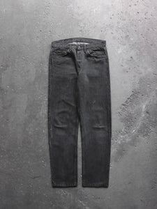 LEVIS 501 FADED CHARCOAL DENIM - 1990S