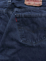 Load image into Gallery viewer, LEVIS 501 PAINTER CHARCOAL DENIM - 1990S - LOST ENDS FOUND
