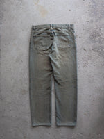 Load image into Gallery viewer, 1999 HELMUT LANG VINTAGE STAINED DENIM   ( 32 X 32 ) - LOST ENDS FOUND
