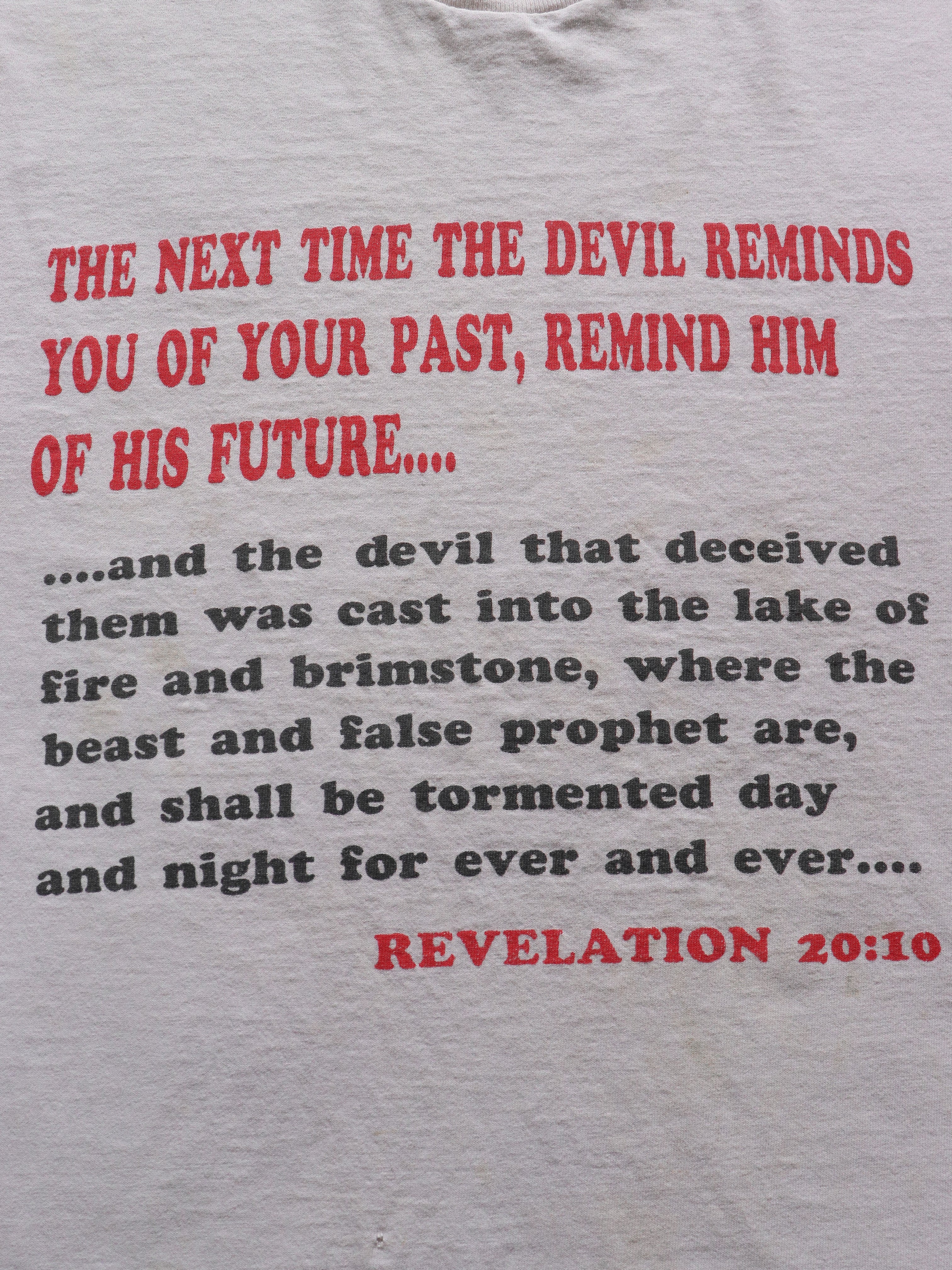 SINGLE STITCH "REVELATION" TEE - 1980S