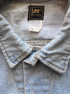 LEE LIGHT WASH DENIM JACKET - 1990S