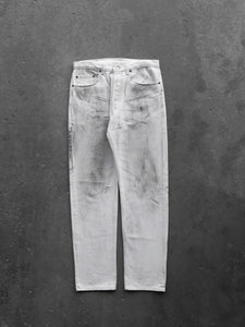 LEVI'S 501 STAINED BONE DENIM - 1980S