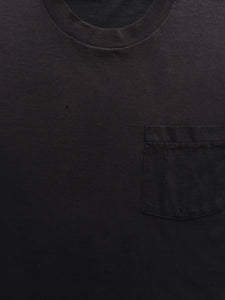 FADED & DISTRESSED SELVEDGE POCKET TEE - 1980S - LOST ENDS FOUND