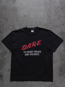 FADED "D.A.R.E" TEE - 1990S