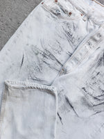 Load image into Gallery viewer, LEVI&#39;S 501 STAINED BONE PAINTER DENIM - 1990S
