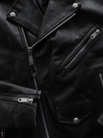 Load image into Gallery viewer, LEATHER ASH GEE MOTO JACKET - 1980S
