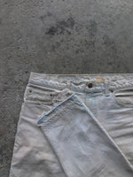 Load image into Gallery viewer, LEVI’S 550 CREAM RELEASED HEM DENIM - 1990S - LOST ENDS FOUND
