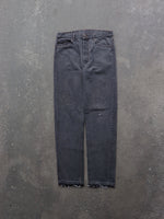 Load image into Gallery viewer, LEVIS 501 DISTRESSED CHARCOAL DENIM - 1990S - LOST ENDS FOUND
