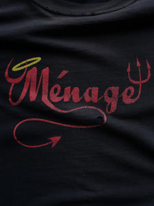 THRASHED & FADED “MÉNAGE” TEE - 1990S - LOST ENDS FOUND