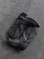 Load image into Gallery viewer, SMOKE GREY POINTED TOE COWBOY BOOTS - 1980S
