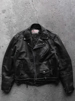 Load image into Gallery viewer, LEATHER MOTO JACKET - 1980S
