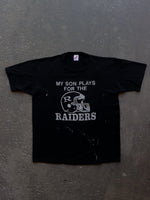 Load image into Gallery viewer, SINGLE STITCH “RAIDERS” PAINTER TEE - 1990S - LOST ENDS FOUND
