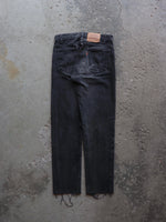 Load image into Gallery viewer, LEVIS 505 RAW HEM REPAIRED ASH DENIM - 1990S  ( 29 x 31 ) - LOST ENDS FOUND
