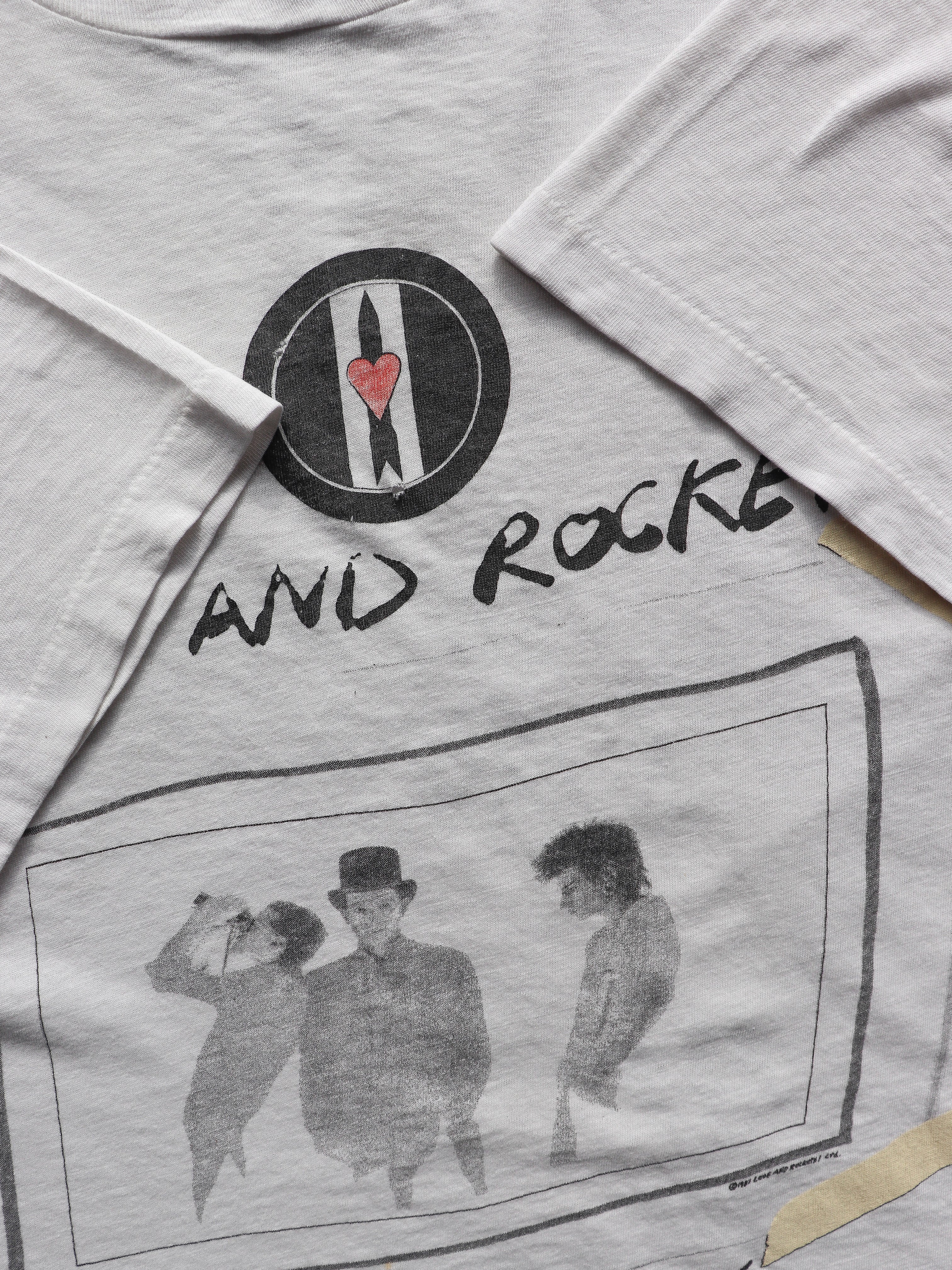 LOVE AND ROCKETS "EARTH∙SUN∙MOON" TOUR TEE - 1980S