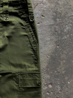 Load image into Gallery viewer, BRITISH MILITARY SATEEN TROUSERS - 1980S - LOST ENDS FOUND
