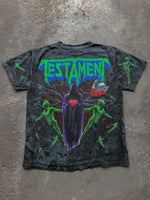 Load image into Gallery viewer, TESTAMENT “SOULS OF BLACK” ALL OVER PRINT TEE - 1992 - LOST ENDS FOUND
