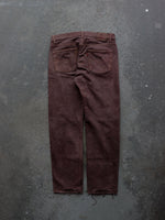 Load image into Gallery viewer, LEVIS 501 RELEASED HEM MAHOGANY DENIM - 1990S - LOST ENDS FOUND
