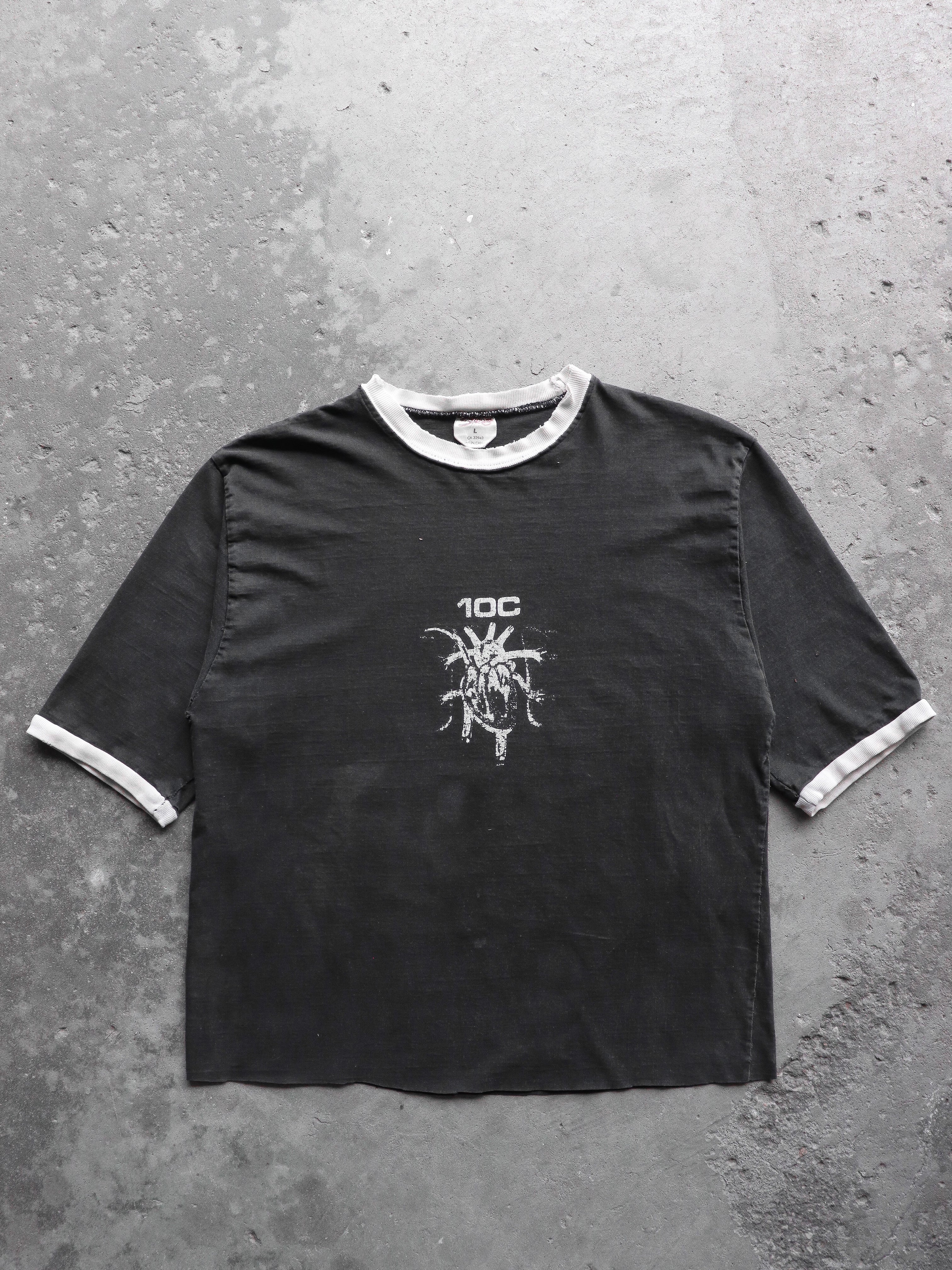 FADED "10C" RINGER TEE - 1990S