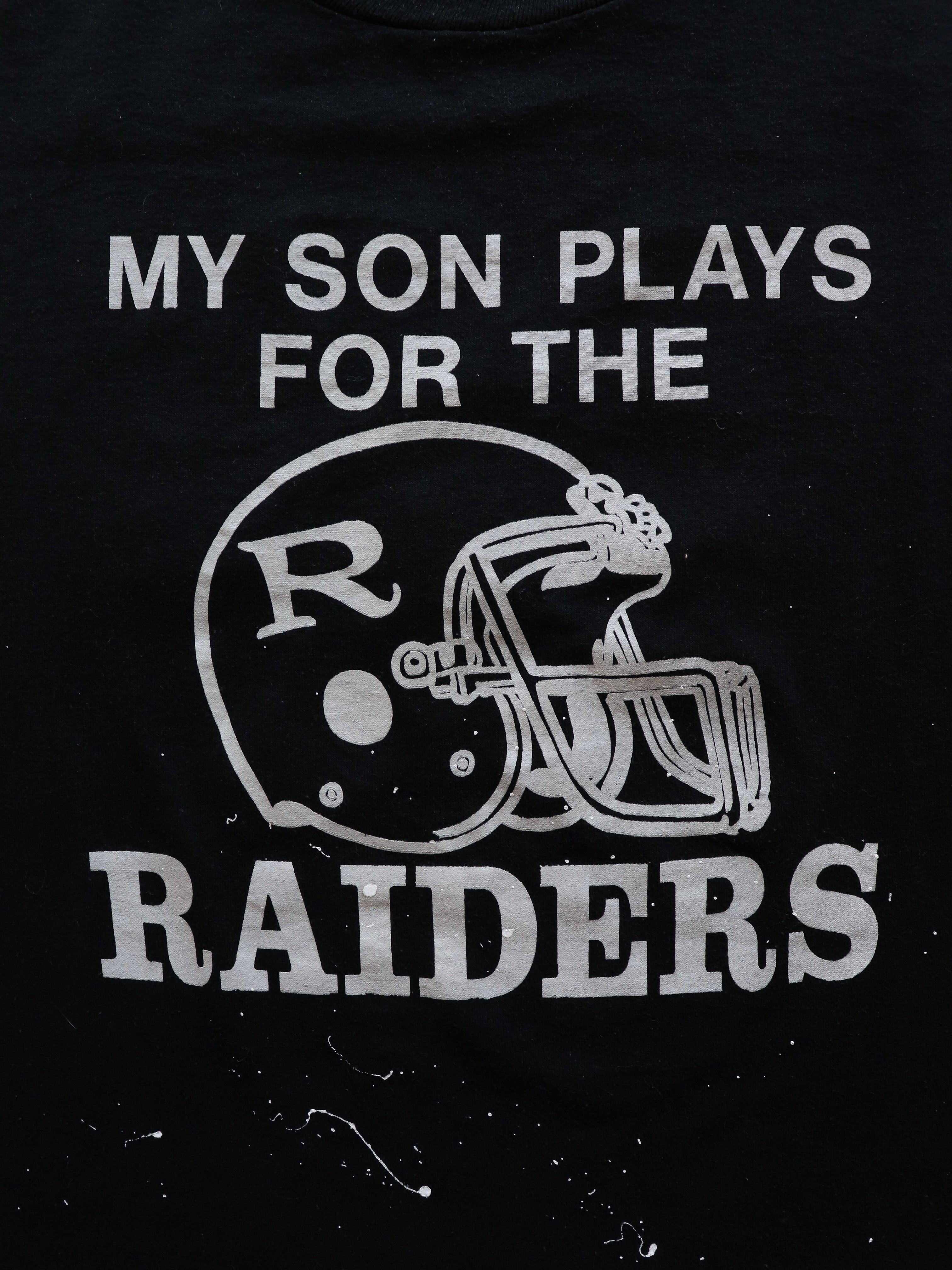 SINGLE STITCH “RAIDERS” PAINTER TEE - 1990S - LOST ENDS FOUND