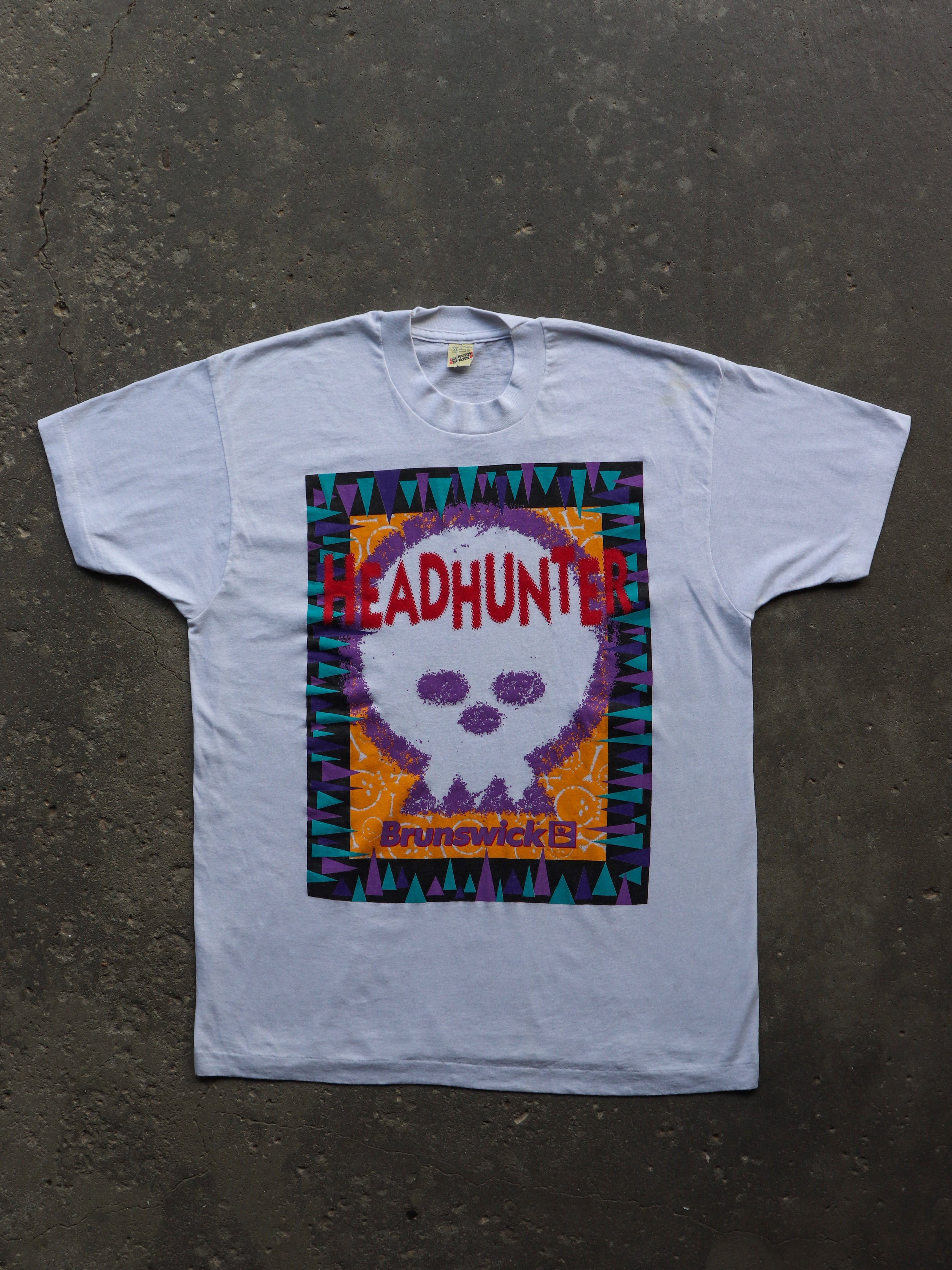 SINGLE STITCH “HEADHUNTER” TEE - 1980S - LOST ENDS FOUND