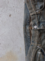 Load image into Gallery viewer, 1999 HELMUT LANG VINTAGE STAINED DENIM   ( 32 X 32 ) - LOST ENDS FOUND
