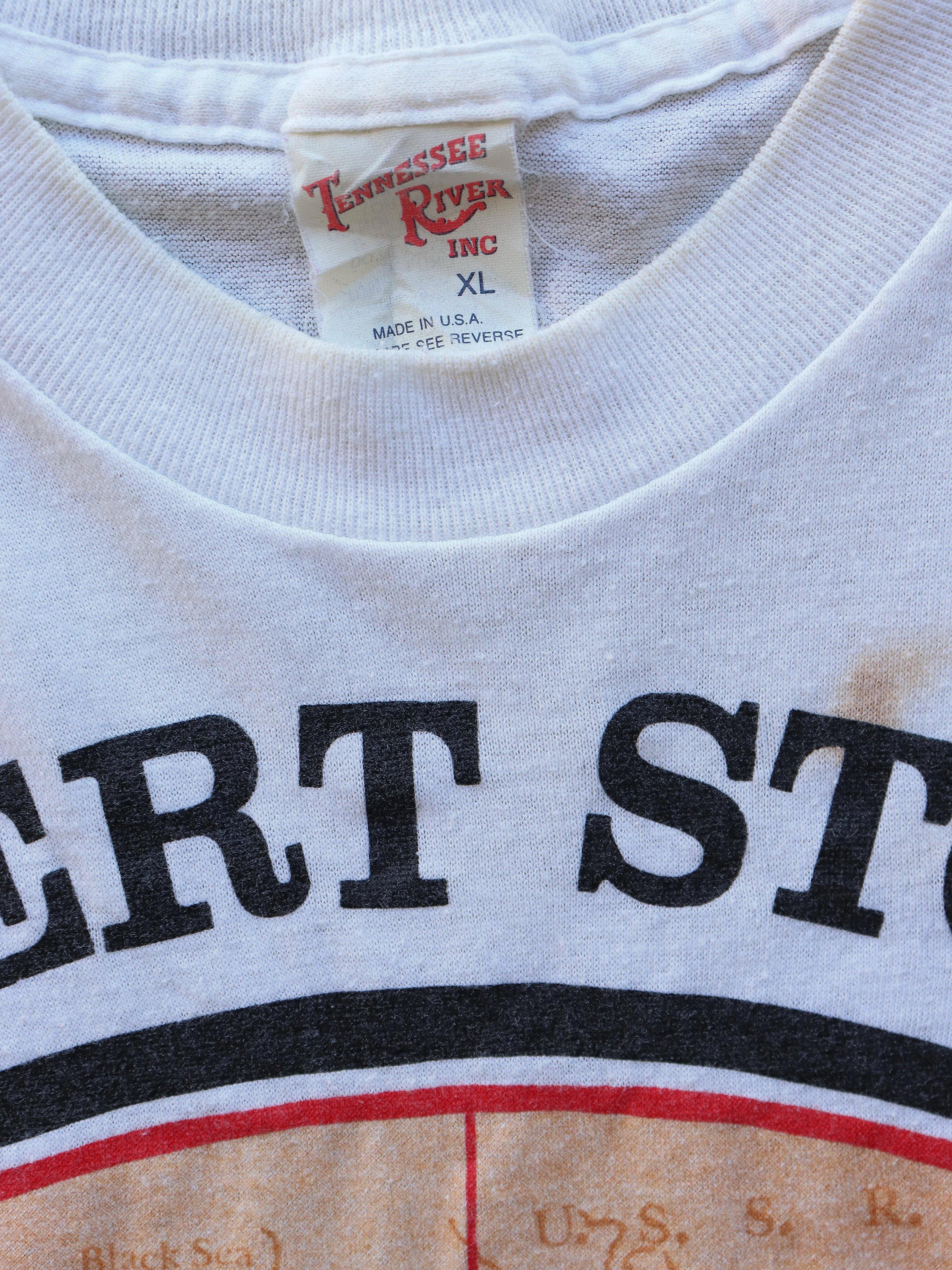 STAINED DESERT STORM TEE - 1990S - LOST ENDS FOUND