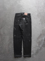 Load image into Gallery viewer, LEVIS 501 FADED BLACK PAINTER DENIM - 1990S
