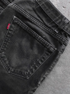 LEVI'S 550 FADED BLACK DENIM - 1990S – LOST ENDS FOUND