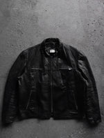 Load image into Gallery viewer, CRACKED LEATHER MOTO JACKET - 1970S
