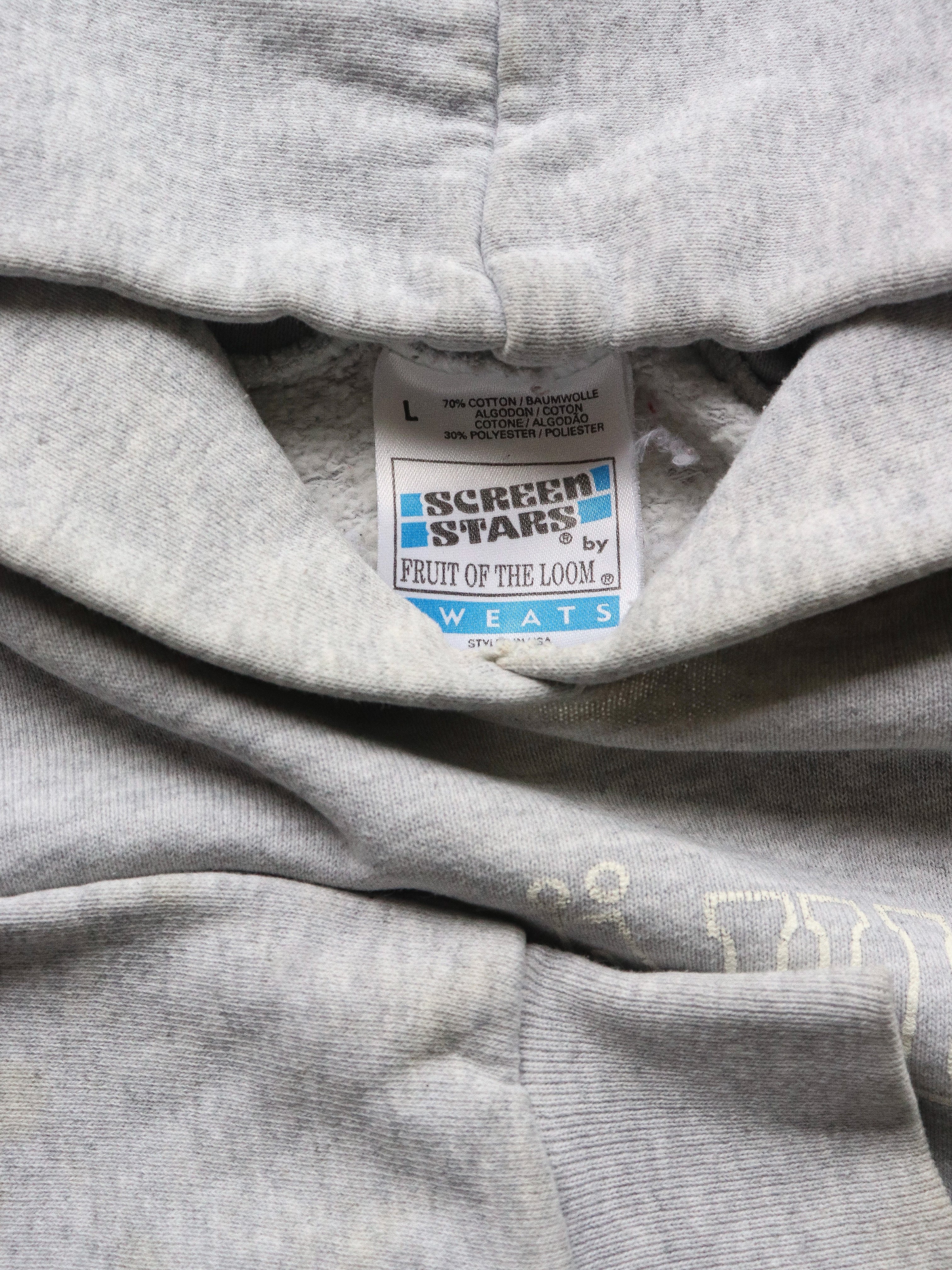 "HOFBRAUHAUS" ASH HOODED SWEATSHIRT -1990S