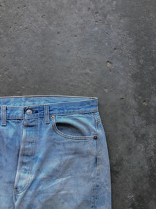 LEVI’S 501 THRASHED & BLEACHED DENIM - 1980s - LOST ENDS FOUND