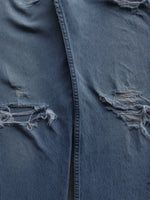 Load image into Gallery viewer, LEVI&#39;S 505 REPAIRED &amp; DISTRESSED INDIGO DENIM - 1990S
