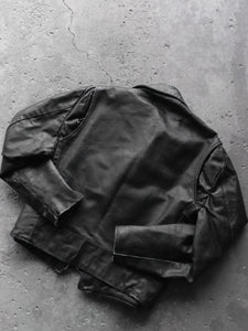 LEATHER MOTO JACKET - 1980S