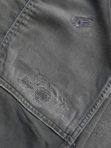 FADED & REPAIRED OG-107 FATIGUE TROUSERS - 1970S