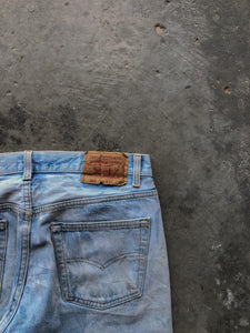 LEVI’S 501 THRASHED & BLEACHED DENIM - 1980s - LOST ENDS FOUND