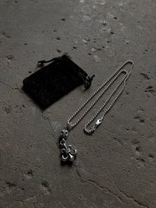 CHROME HEARTS FLEUR DE LIS PENDANT & CHAIN - LOST ENDS FOUND