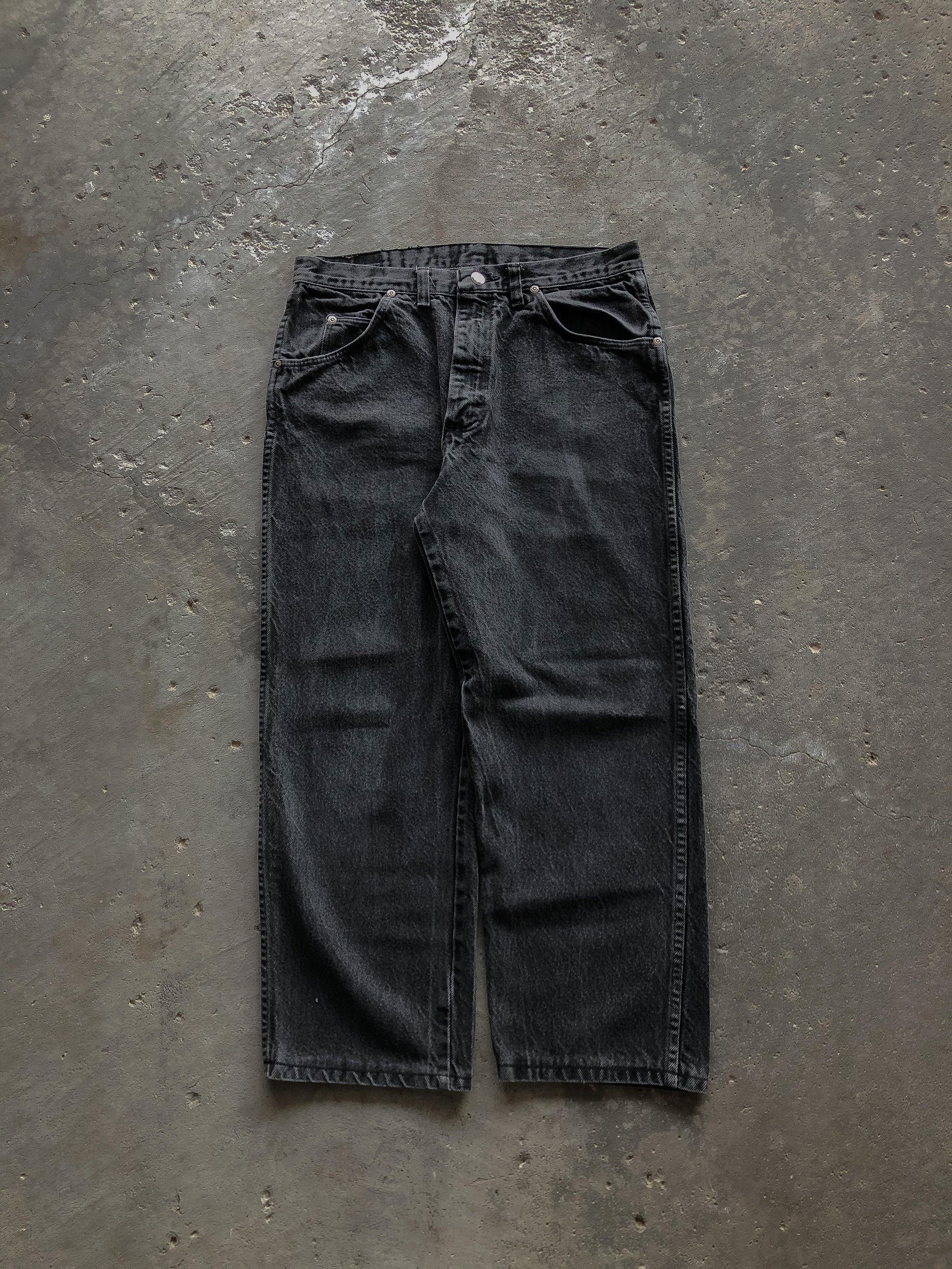 WRANGLER 97601 CHARCOAL DENIM - 1990S - LOST ENDS FOUND