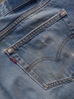 Load image into Gallery viewer, LEVI&#39;S 501 REPAIRED DIRTY WASH DENIM - 1990S
