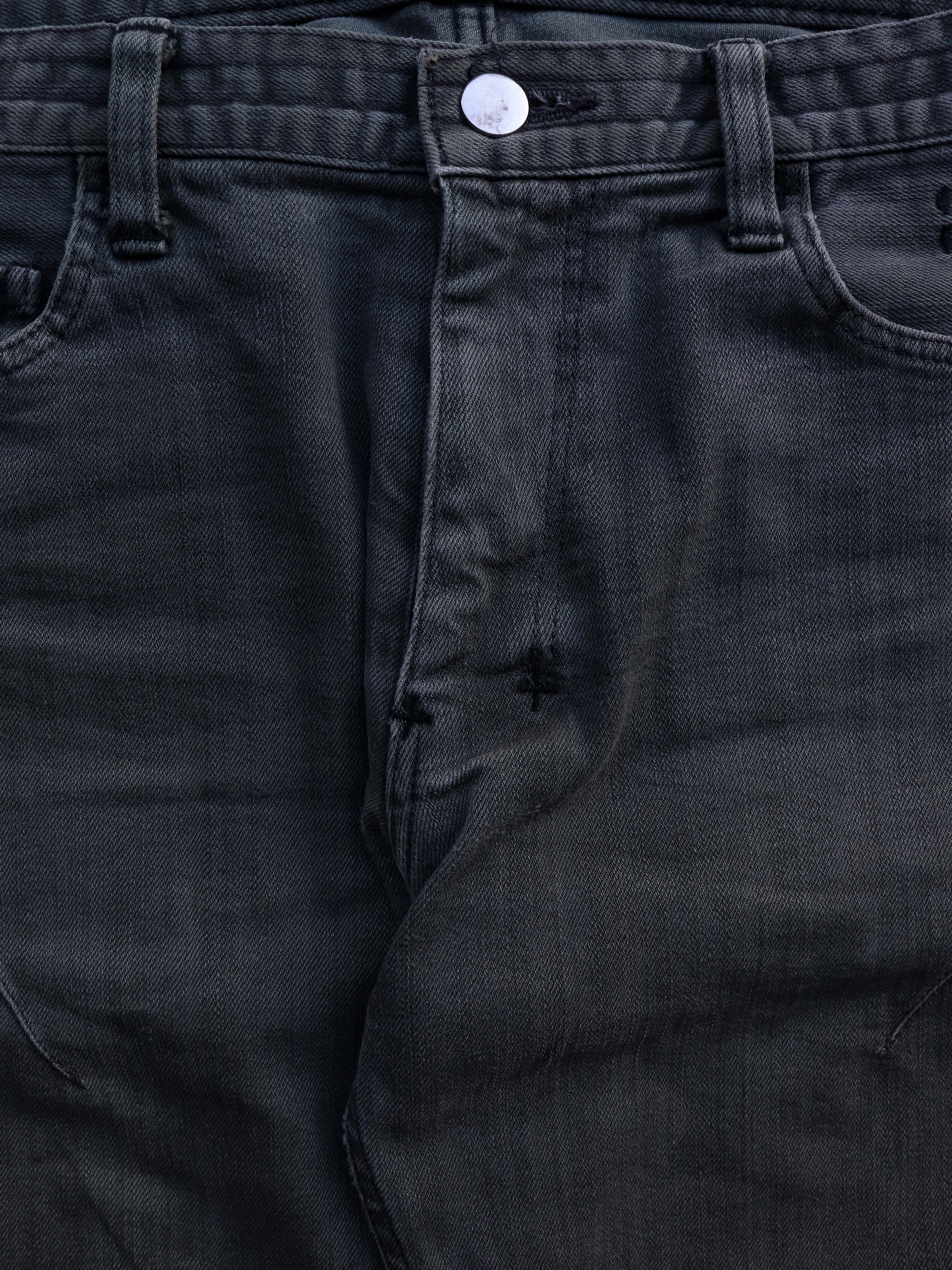 NUMBER (N)INE SS08 RELEASED HEM “PAIN” DENIM - LOST ENDS FOUND