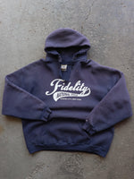 Load image into Gallery viewer, THRASHED &amp; SUN FADED “FIDELITY” SWEATSHIRT - 1990S - LOST ENDS FOUND
