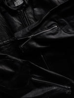 Load image into Gallery viewer, CRACKED LEATHER MOTO JACKET - 1970S
