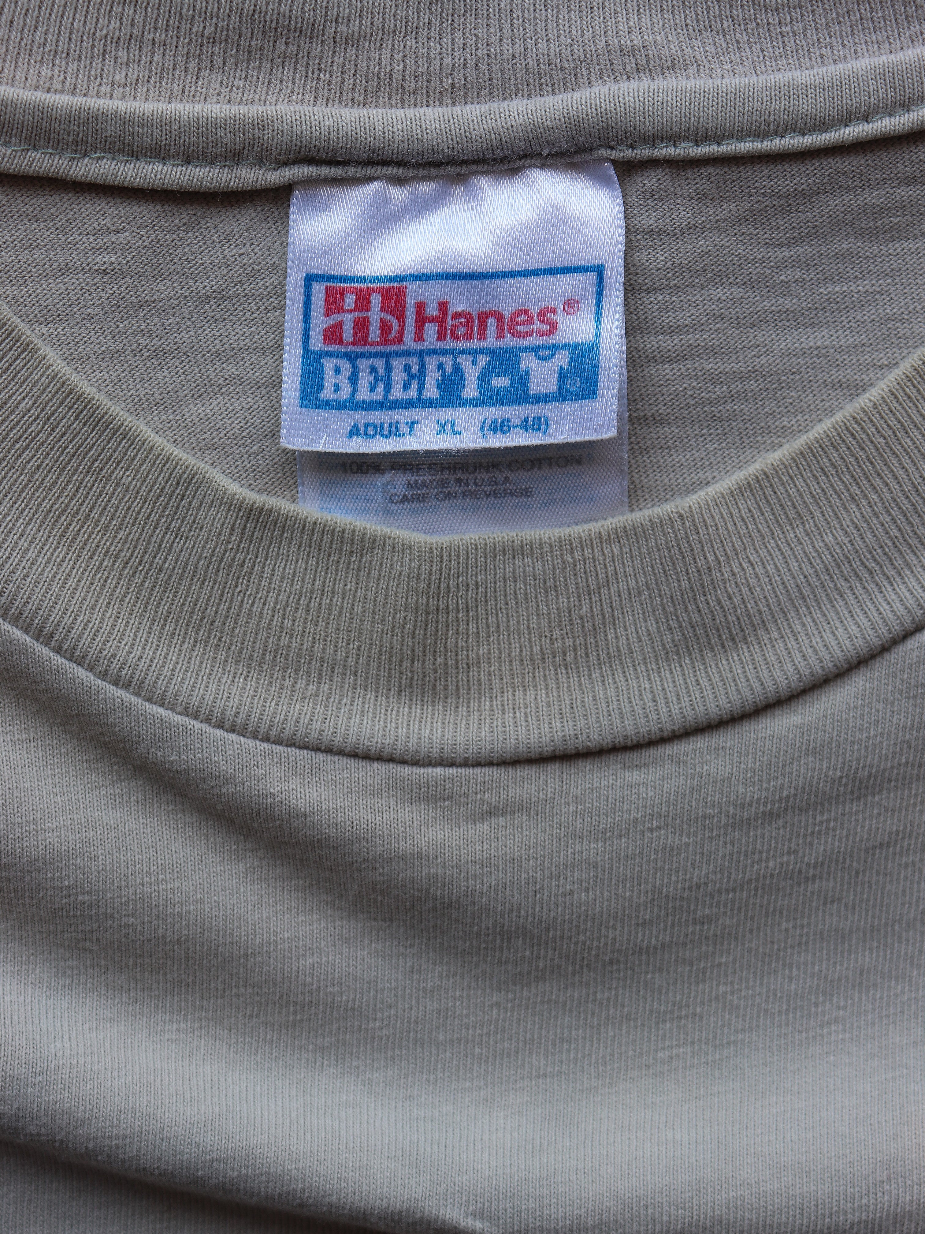 SINGLE STITCH FADED BLANK TEE - 1990S - LOST ENDS FOUND