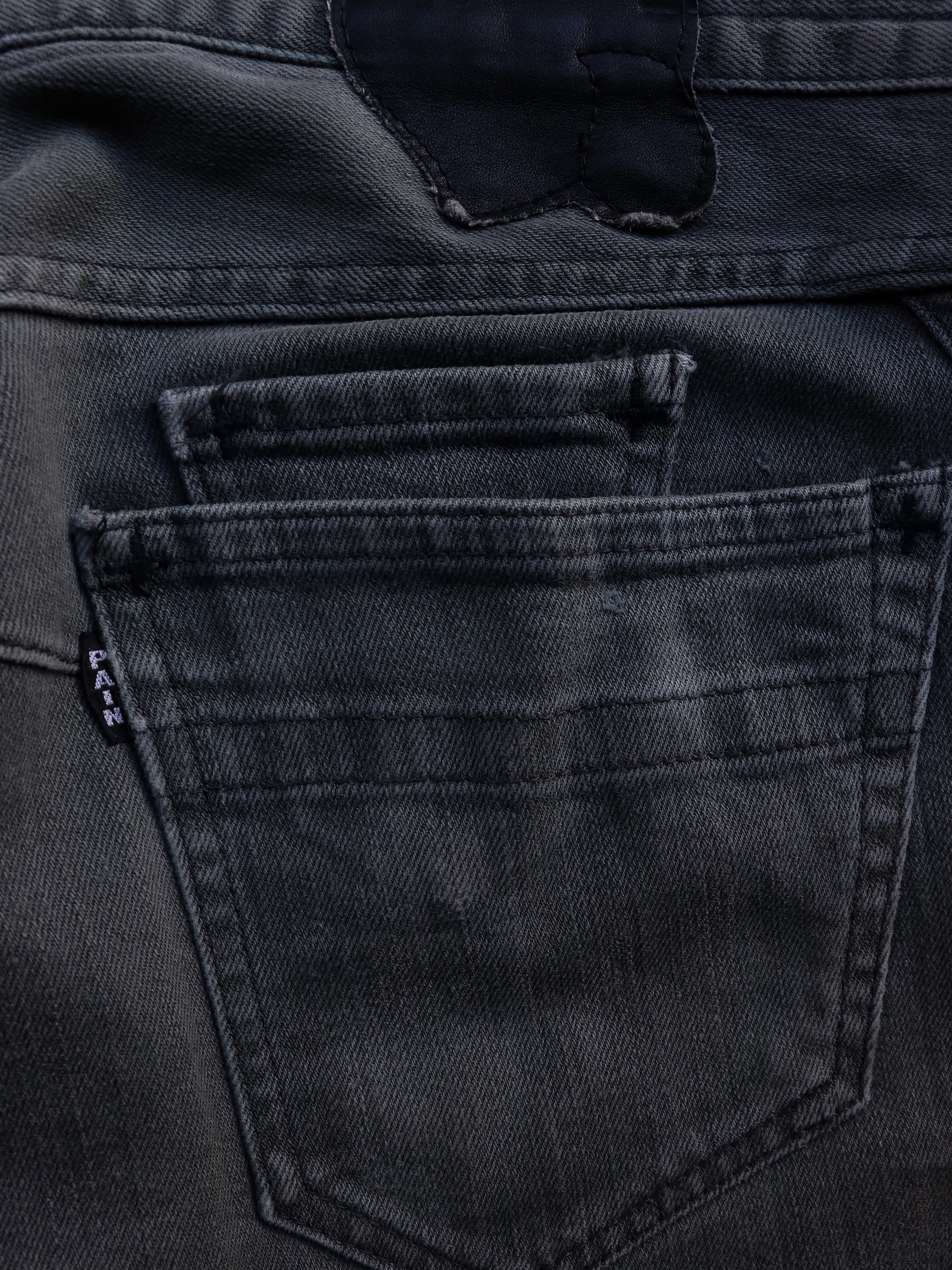 NUMBER (N)INE SS08 RELEASED HEM “PAIN” DENIM - LOST ENDS FOUND