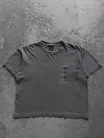 Load image into Gallery viewer, SINGLE STITCH FADED &amp; CROPPED BLANK TEE - 1990S
