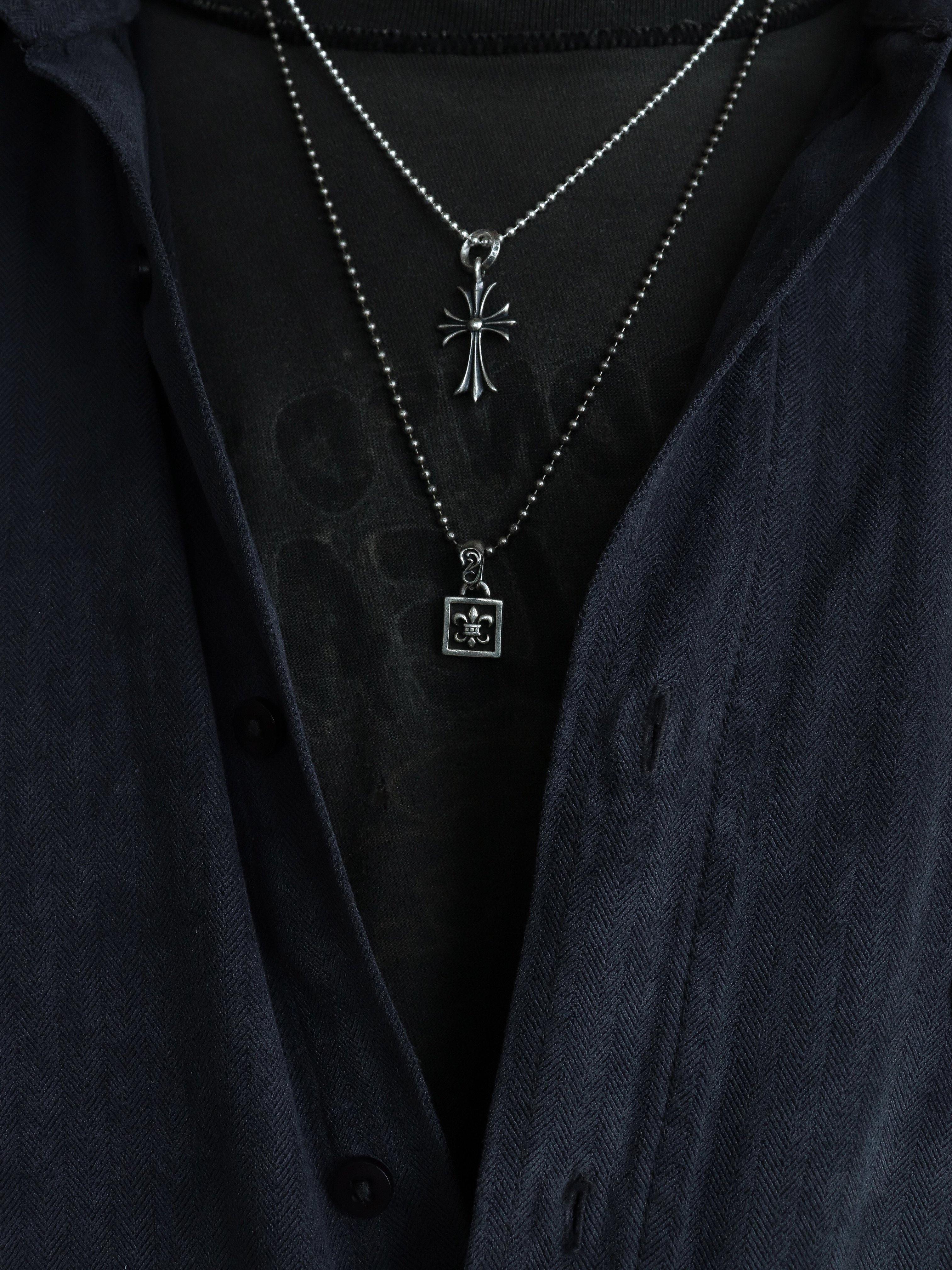 CHROME HEARTS CROSS PENDANT & CHAIN - LOST ENDS FOUND