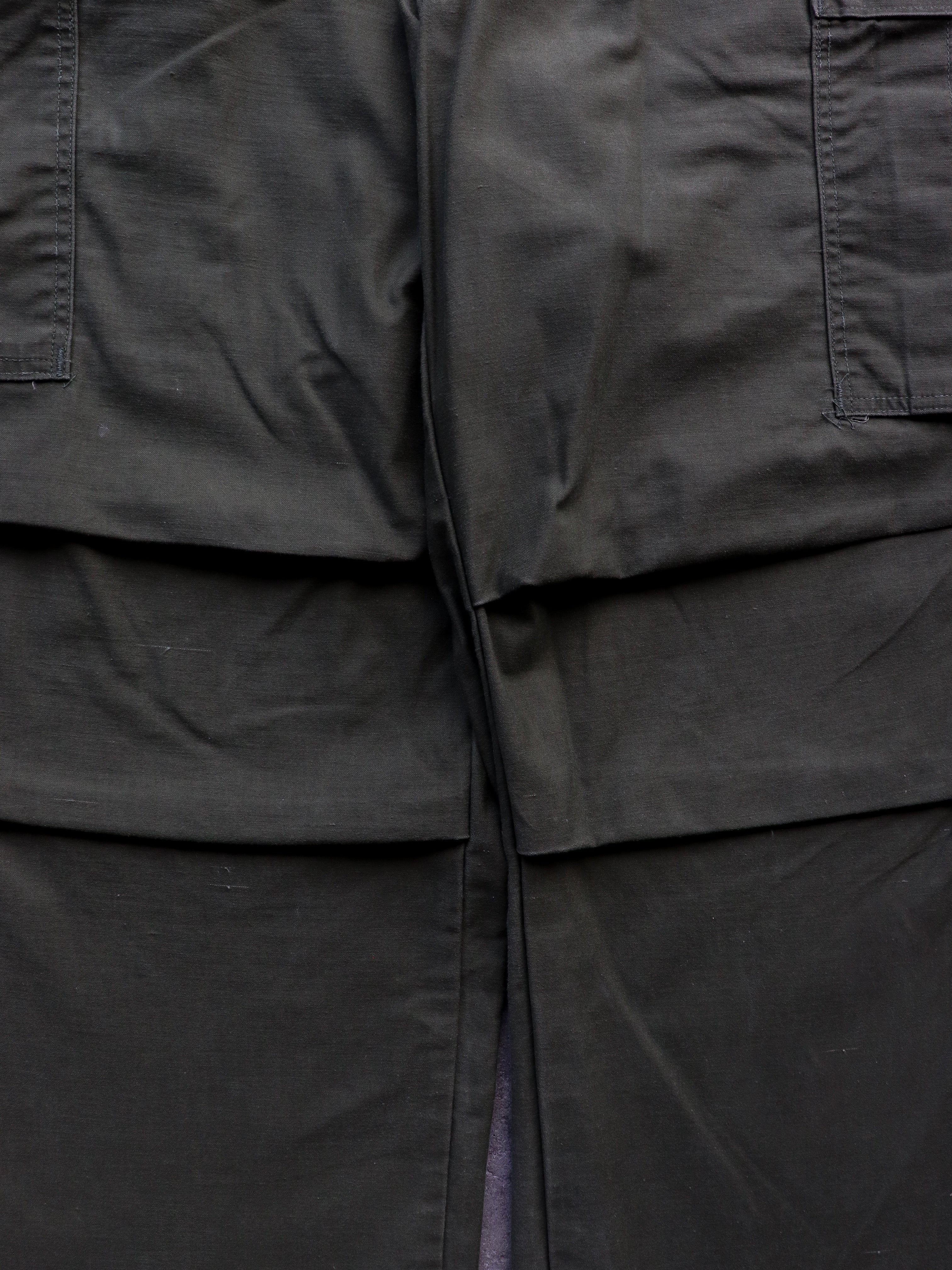 MILITARY FATIGUE TROUSERS - 1970S  ( 29-32 x 32 ) - LOST ENDS FOUND