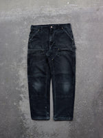 Load image into Gallery viewer, CARHARTT THRASHED &amp; FADED DOUBLE KNEE WORK PANTS - 1990S - LOST ENDS FOUND
