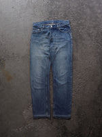 Load image into Gallery viewer, HELMUT LANG RELEASED HEM “VINTAGE DARK DENIM” - LOST ENDS FOUND
