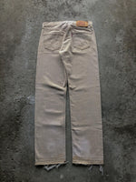 Load image into Gallery viewer, LEVIS 501 RELEASED HEM SAND DENIM - 1990S - LOST ENDS FOUND
